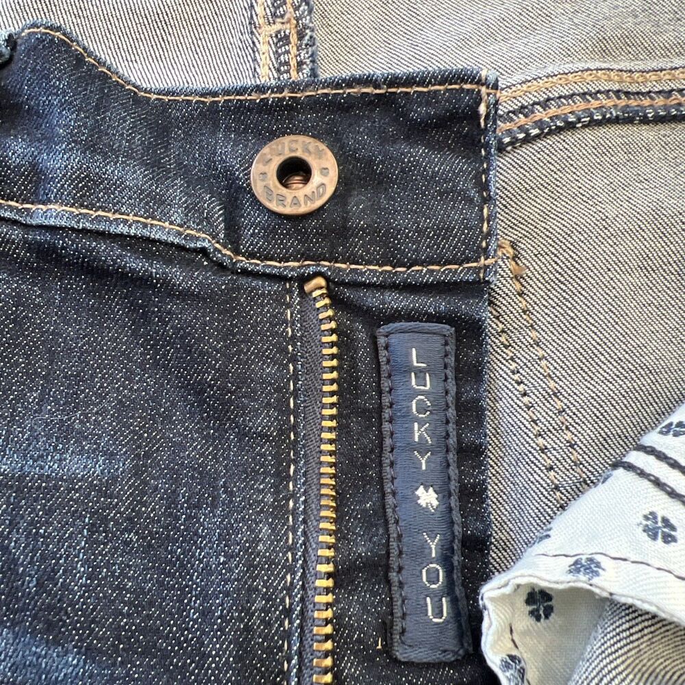 Lucky Brand Brooke Legging Jeans Women’s 6/28A Dark Wash Skinny Orta Premium - Picture 4 of 14